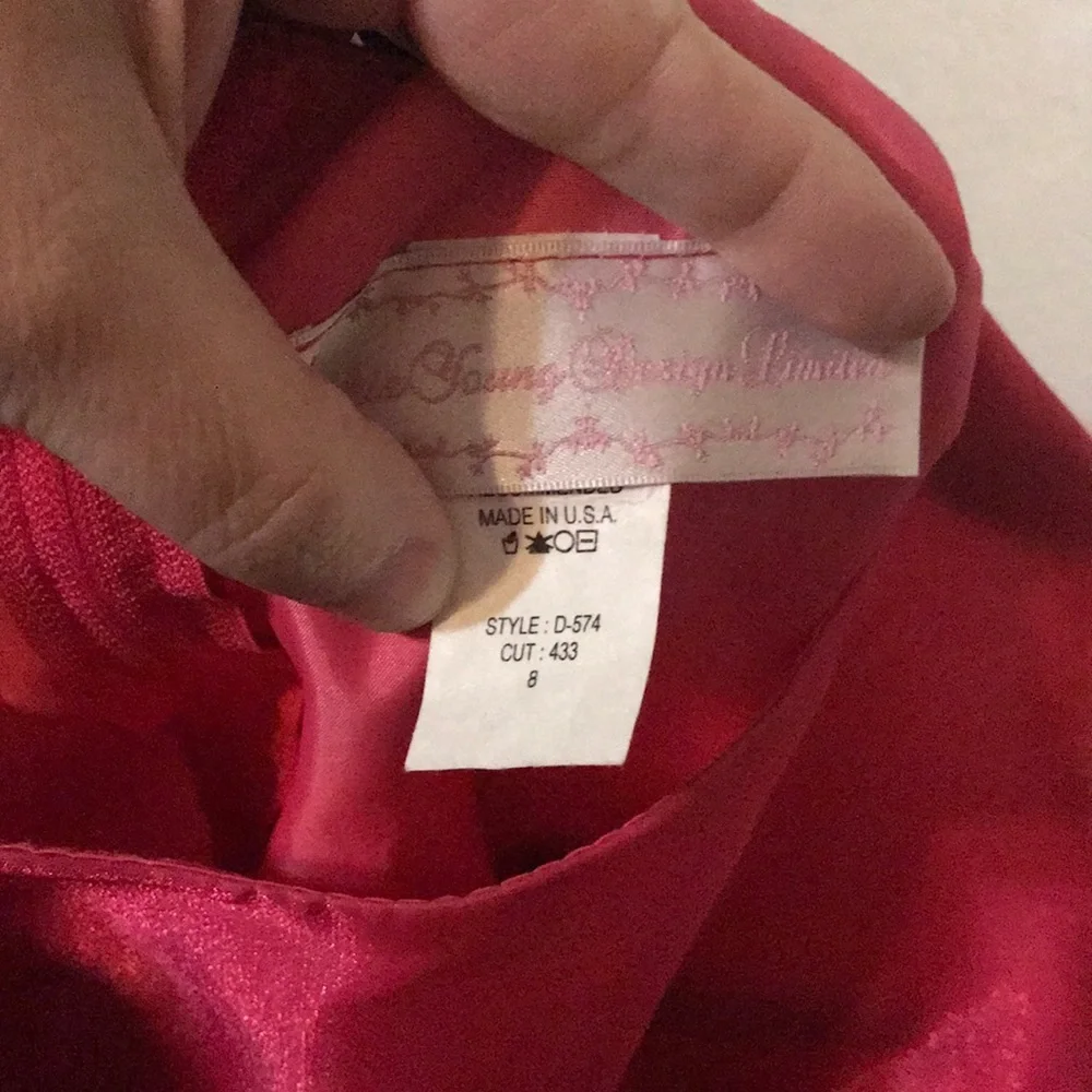 Pink fancy dress size 8